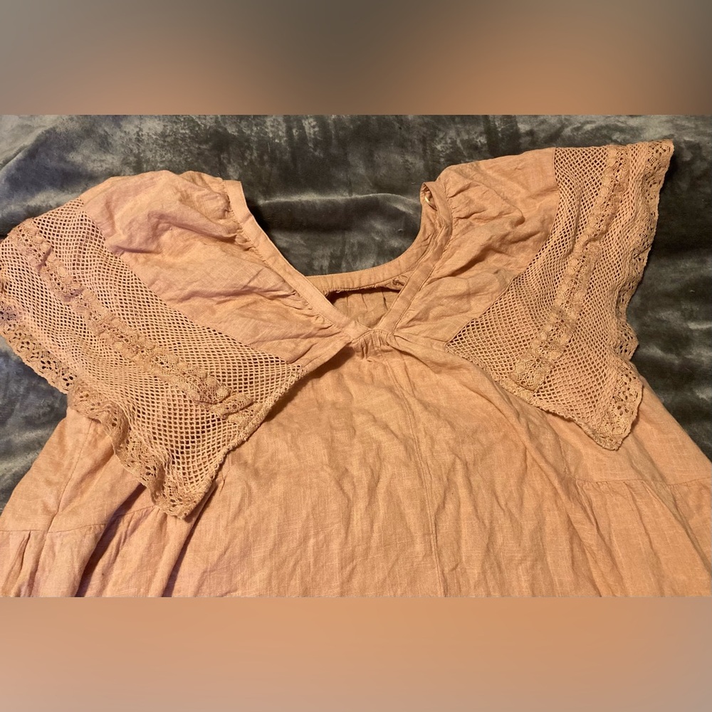 Women’s Old Navy  Flutter-Sleeve Tie-Back Mini Swing Dress Size XXL - Picture 8 of 8